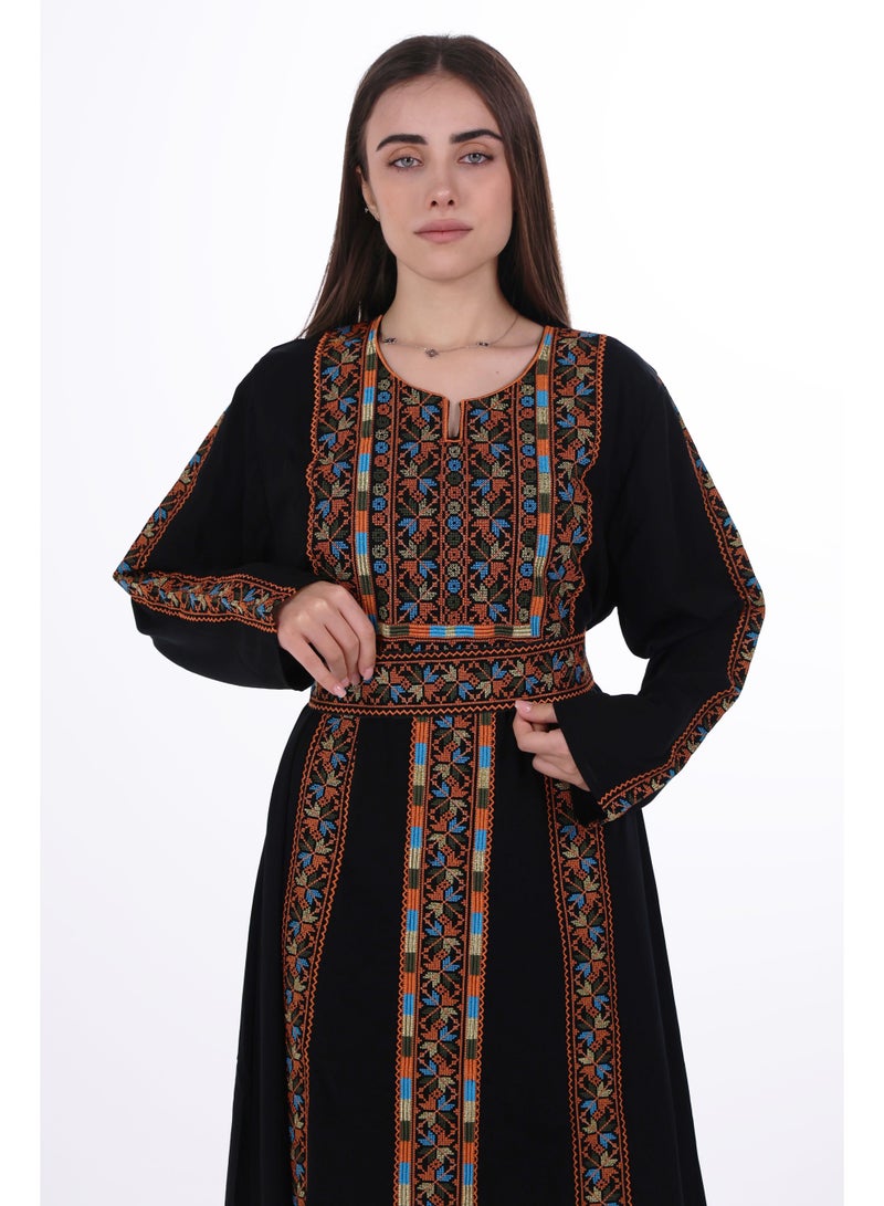 AL BENT AL SHARQIEH women embroidered jalabiya dress - Image 2